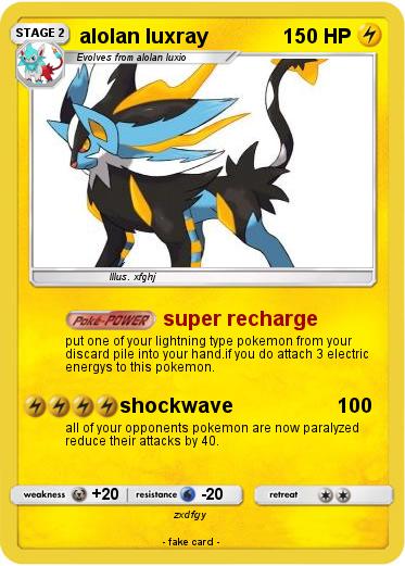 Pokemon alolan luxray