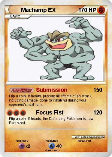 Pokemon Machamp EX