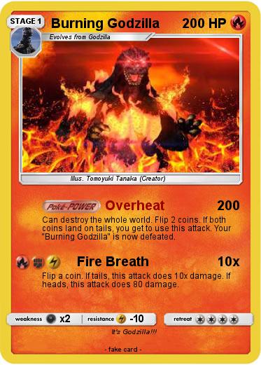Pokemon Burning Godzilla