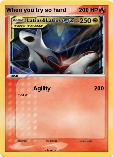 Pokemon When you try so hard