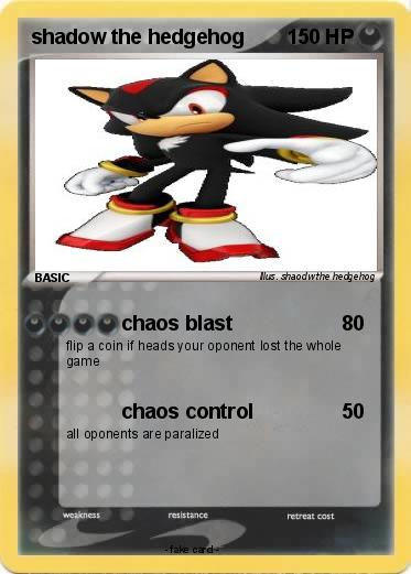Pokemon shadow the hedgehog