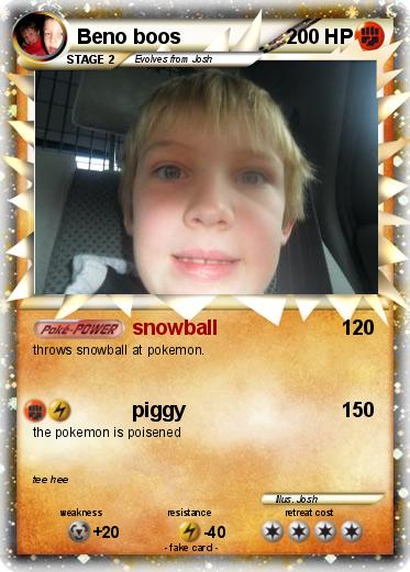 Pokemon Beno boos