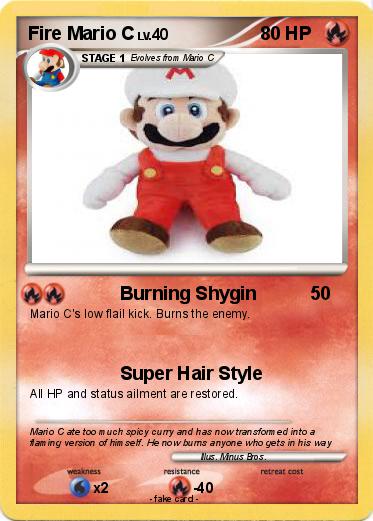 Pokemon Fire Mario C