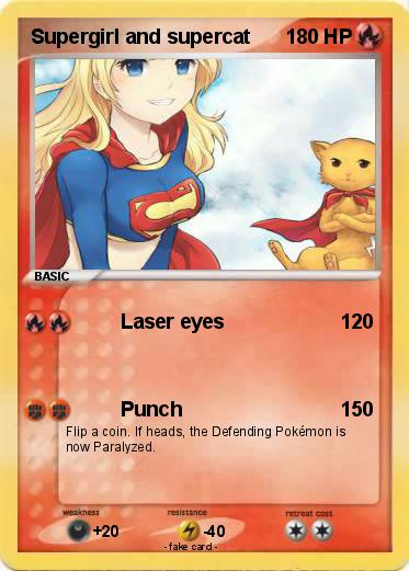 Pokemon Supergirl and supercat