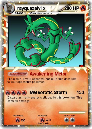 Pokemon rayquazalvl x