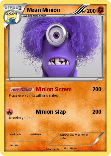 Pokemon Mean Minion