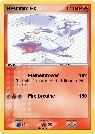 Pokemon Reshiram EX