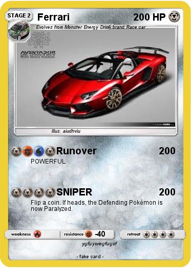 Pokemon Ferrari