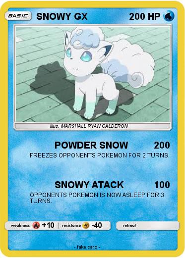 Pokemon SNOWY GX