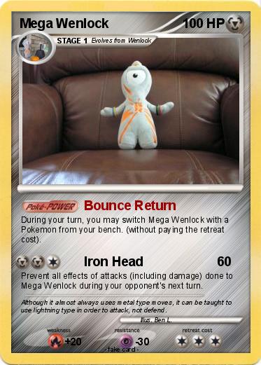 Pokemon Mega Wenlock