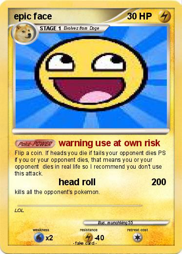 Pokemon epic face