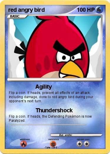 Pokemon red angry bird