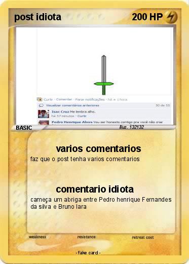 Pokemon post idiota