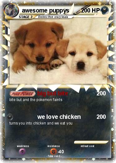 Pokemon awesome puppys