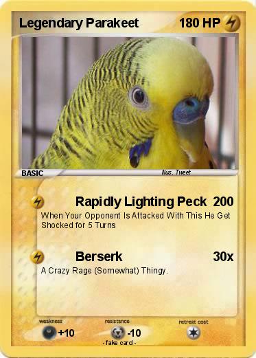 Pokemon Legendary Parakeet