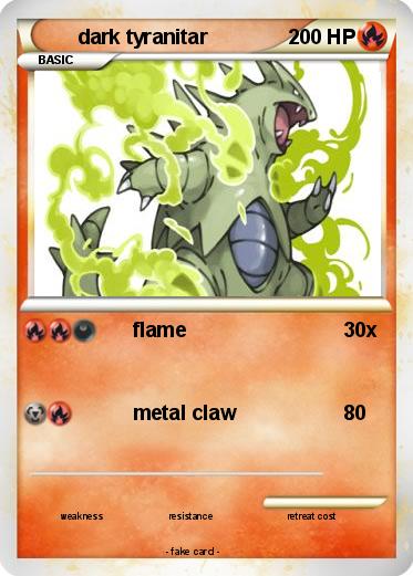 Pokemon dark tyranitar