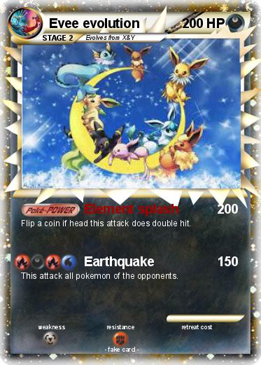 Pokemon Evee evolution