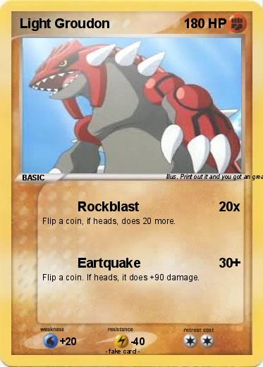 Pokemon Light Groudon