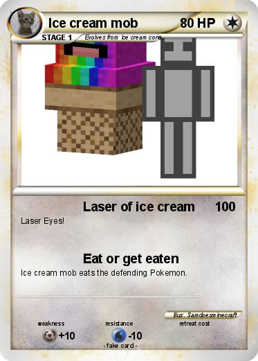 Pokemon Ice cream mob