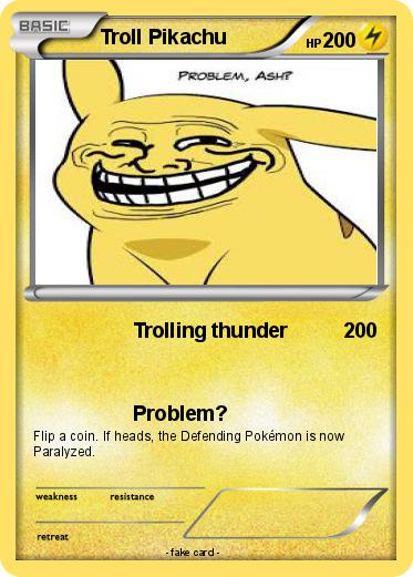 Pokemon Troll Pikachu