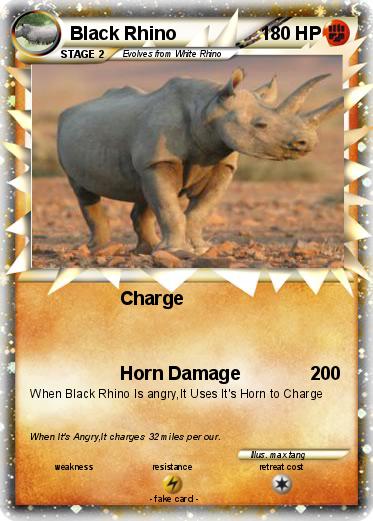Pokemon Black Rhino