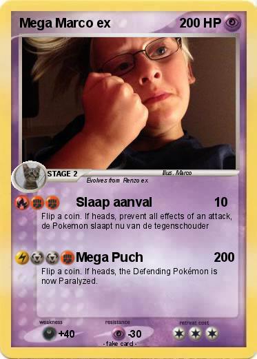 Pokemon Mega Marco ex