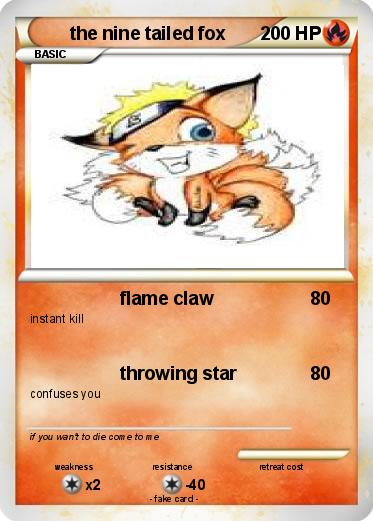 Pokemon the nine tailed fox