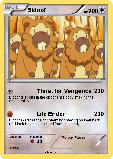 Pokemon Bidoof