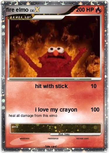Pokemon fire elmo