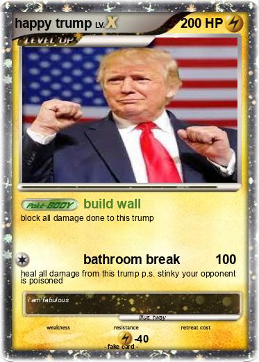 Pokemon happy trump