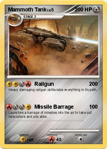 Pokemon Mammoth Tank