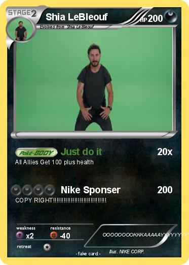 Pokemon Shia LeBleouf