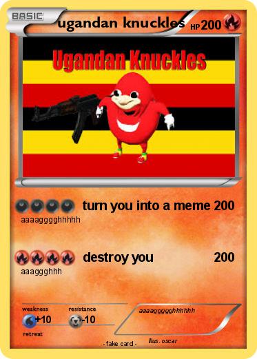 Pokemon ugandan knuckles