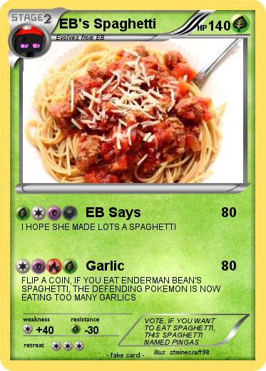 Pokemon EB's Spaghetti