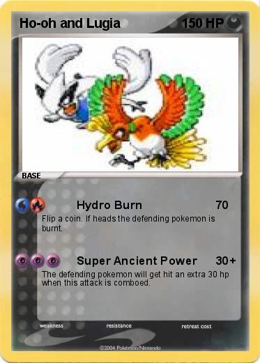 Pokemon Ho-oh and Lugia 