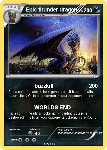 Pokemon Epic thunder dragon