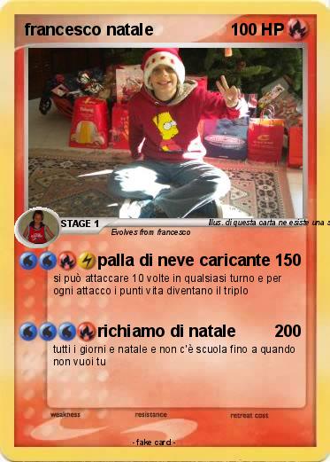 Pokemon francesco natale