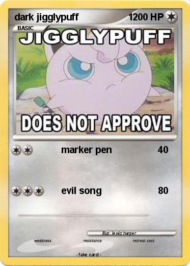 Pokemon dark jigglypuff                   1