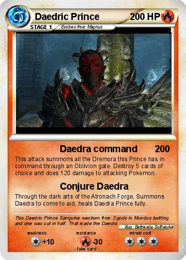 Pokemon Daedric Prince