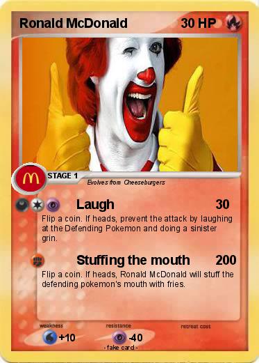 Pokemon Ronald McDonald