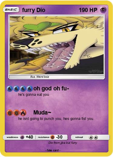 Pokemon furry Dio