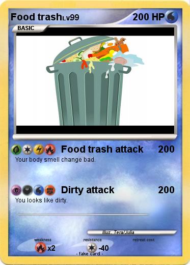 Pokemon Food trash