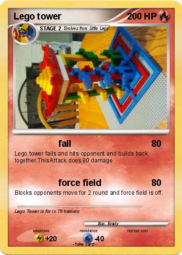 Pokemon Lego tower