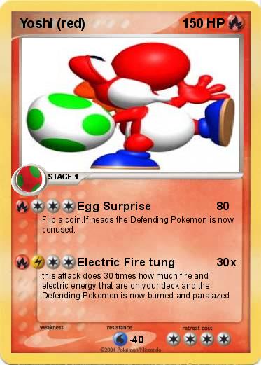 Pokemon Yoshi (red)