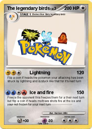 Pokemon The legendary birds