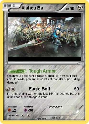 Pokemon Xiahou Ba