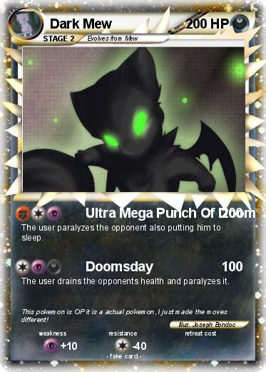 Pokemon Dark Mew