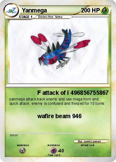 Pokemon Yanmega