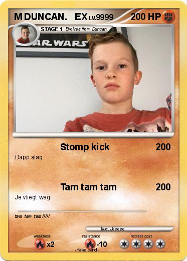 Pokemon M DUNCAN.   EX