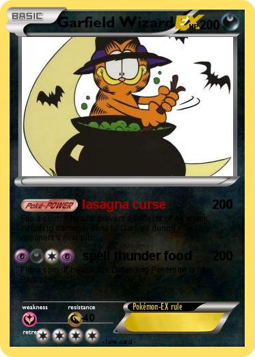 Pokemon Garfield Wizard